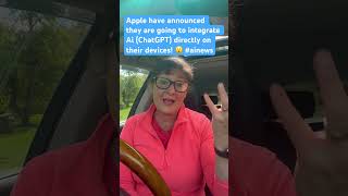 Apple have announced they are going to integrate Ai ChatGPT directly on their devices 😮 ainews [upl. by Delisle251]