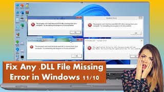 How to Fix Any DLL File Missing Error in Windows 1110 [upl. by Tarkany]