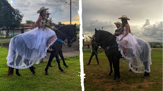 NOSSO CASAMENTO RÚSTICO 👰🏻‍♀️🤵🏻‍♂️❤️🤠XINGURustico XINGUSelvagem 🥰❤️ [upl. by Ahsyat296]