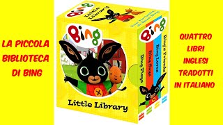 La piccola biblioteca di Bing Libri inglesi tradotti in italiano  audiolibri per bambini [upl. by Kolosick555]