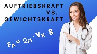 Auftriebskraft vs Gewichtskraft  Physik für Mediziner [upl. by Audrie]