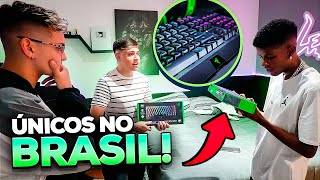 MEU NOVO TECLADO RAZER BLACKWIDOW V3  UNBOXING [upl. by Melville]