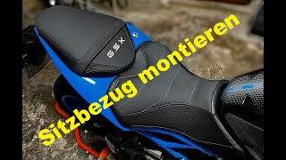 Suzuki GSX8S Comfort Sitzbank Teil 2 Sattlerarbeit [upl. by Erda951]