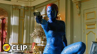 Mystique Boardroom Scene  XMen Days of Future Past 2014 Movie Clip HD 4K [upl. by Hogle276]