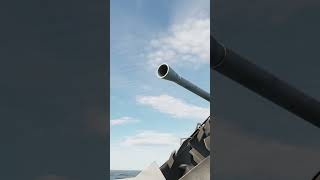 57mm naval gun firing VisbyClass Corvett military [upl. by Netaf]