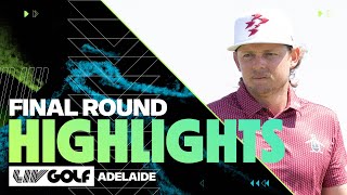 FULL HIGHLIGHTS LIV Golf Adelaide  Final Round  2024 [upl. by Stodder]