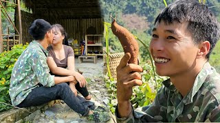 A day of harvesting sweet potatoes for sale  Days of living together with a warm meal  Linhs life [upl. by Oner]