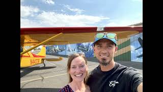 Cessna 170 flight from Prineville  Packwood  Scapoose  Prineville [upl. by Irving]