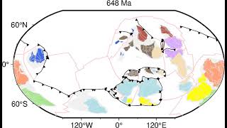 18 Billion Years of Plate Tectonics [upl. by Ihcehcu741]