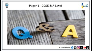 Geography Paper 1  AQA GCSE and Edexcel A Level QampA 📄 [upl. by Boudreaux890]