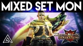 Monster Hunter Generations  Aerial Switch Axe  Mixed Set Monday [upl. by Presley]