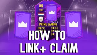 HOW TO CLAIM FIFA 21 PRIME GAMING PACKS HOW TO LINK  CLAIM FREE PACKS  FIFA 21 Prime Gaming pack [upl. by Berny882]