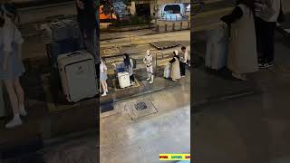 Robots Queue Bus Stop Tech Tango [upl. by Eiffe]