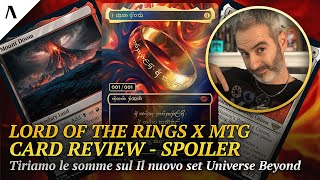 Lord of The Rings  Signore degli Anelli recensione tutte le carte di Magic The Gathering [upl. by Ycnej]