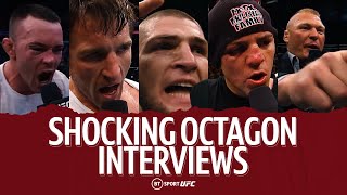 Most Shocking UFC Interview moments  Jones Sonnen Khabib McGregor Nick Diaz [upl. by Clara]