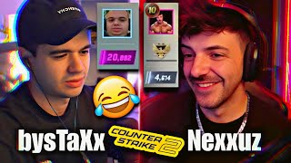 Nexxuz le enseña el ROL del quotAHORRADORquot a bysTaXx en CSGO2 😂🤣 [upl. by Gherlein347]