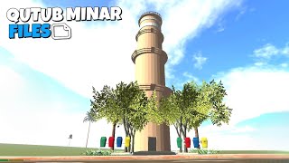 QUTUB MINAR IN INDIAN BIKES DRIVING 3D😎 [upl. by Naujtna]