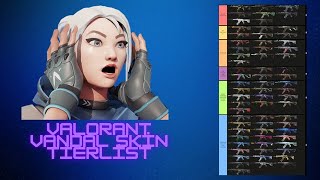 Valorant Vandal Skin Tier List Ama Ossuruktan [upl. by Aldric675]