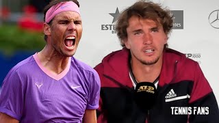 Alexander Zverev quotTo beat Nadal on clay in Spainquot  Madrid 2021 HD [upl. by Assert]