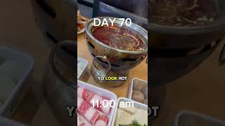 366 lbs loss Day 70 of my weight loss journey extremeweightloss abs fatloss cutweight [upl. by Ailev]