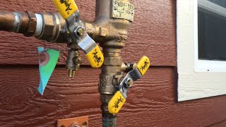 How To Quick Drain Your Sprinkler System [upl. by Frederique]