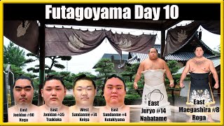 Grand Sumo Day 10 Futagoyama Beya Nov2024 Koga Tsukioka Keiga Kotakiyama [upl. by Miguela]