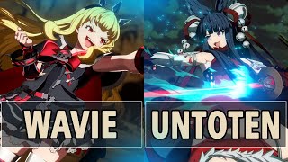 GBVSR🔥Wavie Cagliostro Vs Untoten Yuel🔥 High Level Gameplay [upl. by Henigman]