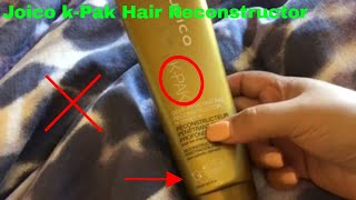 ✅ How To Use Joico KPak Hair Reconstructor Review [upl. by Shakti279]