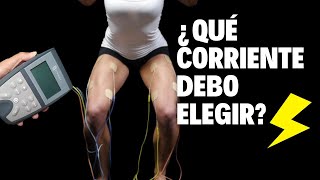 CURSO DE ELECTROTERAPIA ¿Qué corriente elegir ¿Cuál utiliza un ELECTROESTIMULADOR PORTÁTIL⚡ [upl. by Aikrahs226]