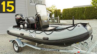 Big Duck 33m Inflatable Dinghy Unboxing Testing [upl. by Ellered]