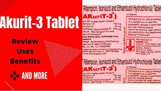 Akurit3 TabletCombipack of Ethambutol Hydrochloride And Isoniazid amp Rifampicin Capsules Review [upl. by Bozuwa]