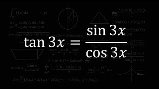 Express tan3x in terms of tanx using sin3xcos3x [upl. by Rochelle669]