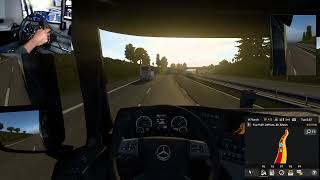 Roscoff to Birmingham  Euro Truck Simulator 2  Logitech g29 [upl. by Fogel]