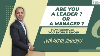 9 Differences Between LEADER vs MANAGER [upl. by Nnylsia233]