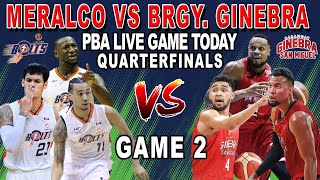 BRGY GINEBRA vs MERALCO BOLTS Game 2 Quarterfinals  PBA Live Full Game Today September 28 2024 [upl. by Los]