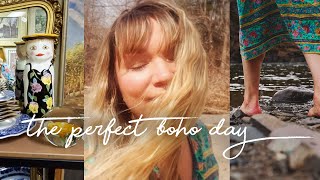 The Perfect Boho Day Lavender Planting Thrifting and a Peaceful River story 31 [upl. by Iknarf]