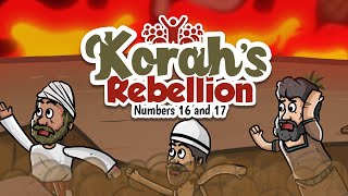 Korahs rebellion  Animated Bible Stories  My First Bible  29 [upl. by Acihsay483]