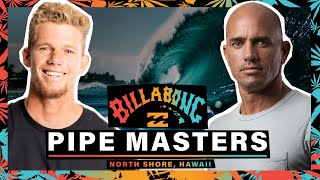 John John Florence VS Kelly Slater Semifinal 2020 PIPE MASTERS FULL HEAT REPLAY [upl. by Nevram334]