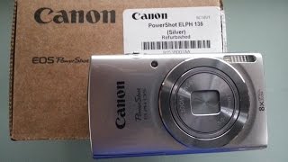 Unbox Canon PowerShot ELPH 135 Refurb [upl. by Artnoed]