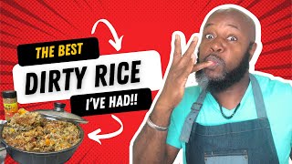 BEST DIRTY RICE RECIPE  CHEF WINSTON [upl. by Amek]