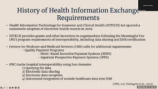 eHealth Exchange Program Implementation in Minnesota  Cheslyn Dilbeck [upl. by Esac]