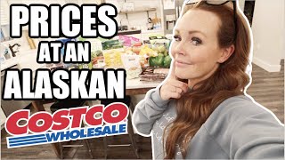 PRICES AT AN ALASKAN COSTCO  SHOP WITH ME  Somers In Alaska [upl. by Aihsemak543]