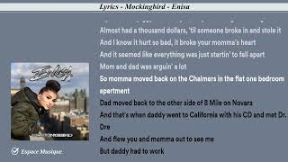 Lyrics Mockingbird Enisa [upl. by Rakia167]