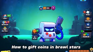 How to gift coins in Brawlstars [upl. by Pontius]