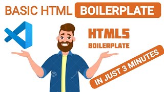 How to get HTML BoilerPlate in VSCode [upl. by Particia]