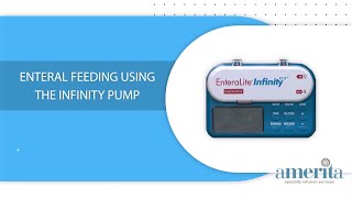 Enteral Feeding Via Infinity Pump [upl. by Aiuqenehs]