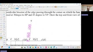 Projection of pentagonal lamina [upl. by Honniball]