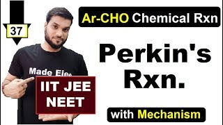 L37 Perkins Condensation Rxn  Cinnamic Acid Formation  Aldehyde Chemical rxn [upl. by Tega751]