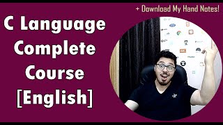 C Language Tutorial for Beginners With Notes 🔥 [upl. by Katz53]