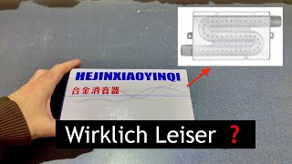 Schalldämpfer Test für Standheizung  Leiser ❓ [upl. by Nason]